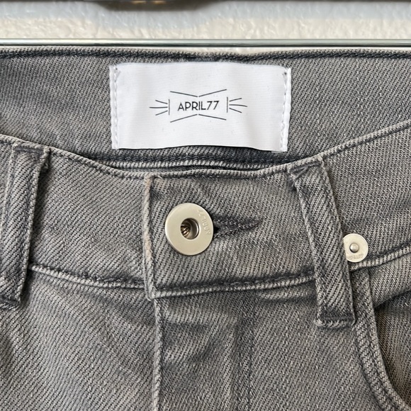 April 77 Gray Joey Cold Bleach Denim Jeans - Picture 2 of 9